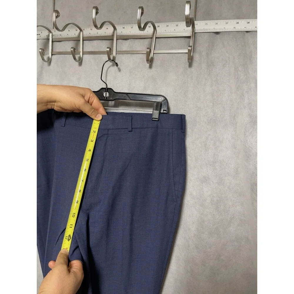 Brooks Brothers Pants Men 38X31 Blue Regent Italy Reda Fabric Brookscool Luxury